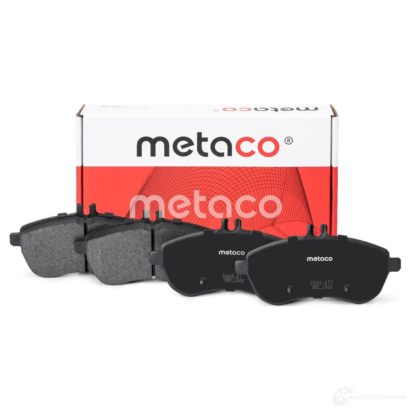 Тормозные колодки передние комплект METACO 1439845511 3000-077 M K3UWPU изображение 0