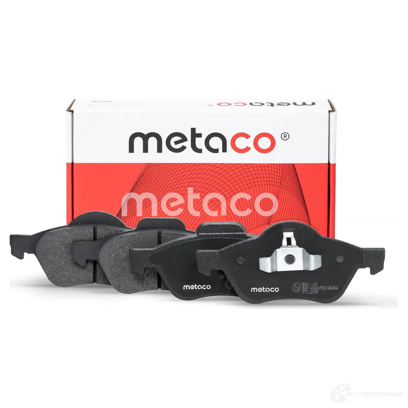 Тормозные колодки передние комплект METACO MR A4E 3000-085 1437230297 изображение 0