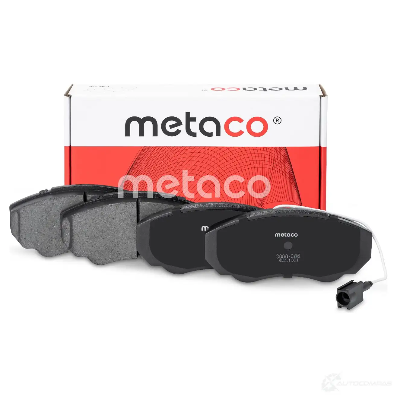 Тормозные колодки передние комплект METACO 1439845525 3000-086 I82 2ZWF изображение 0