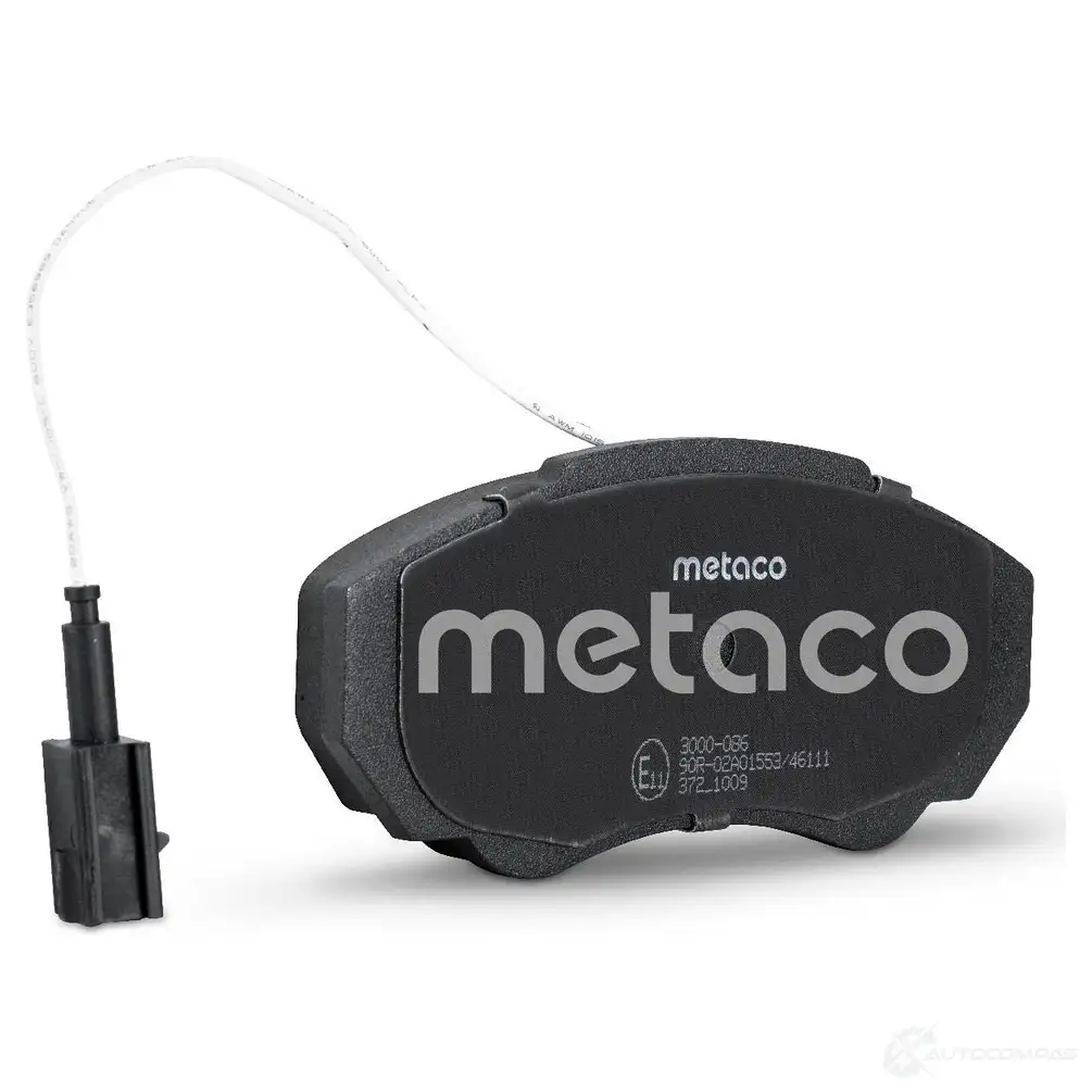Тормозные колодки передние комплект METACO 1439845525 3000-086 I82 2ZWF изображение 1