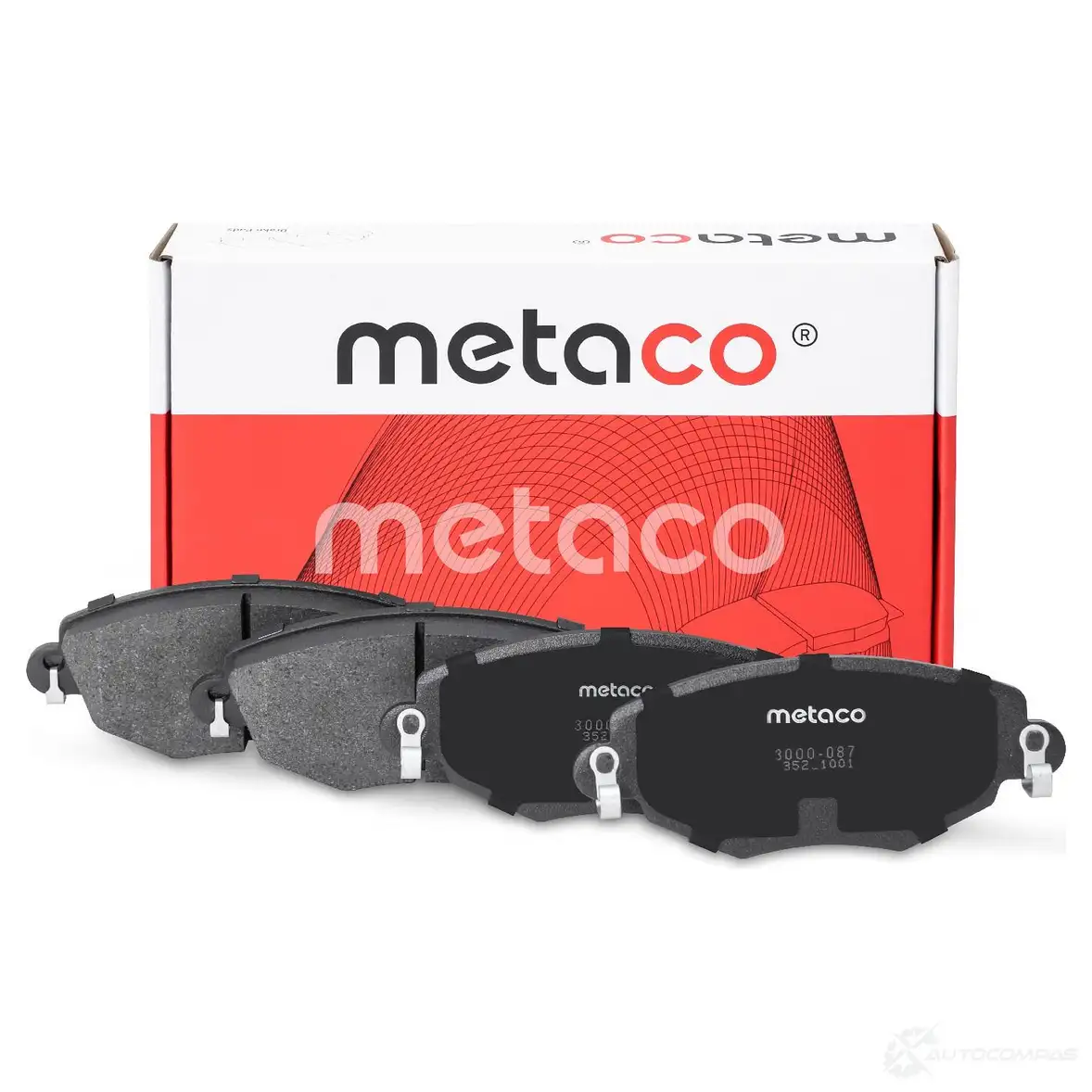 Тормозные колодки передние комплект METACO P0 09KP4 1439845526 3000-087 - Изображение 1
