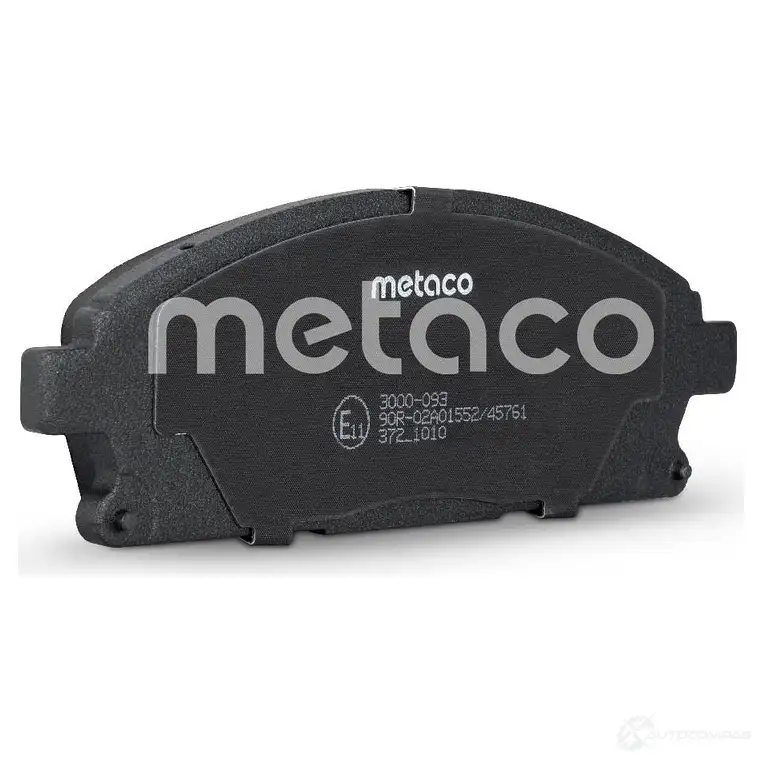 Тормозные колодки передние комплект METACO 3000-093 1439845534 P FFSN изображение 2