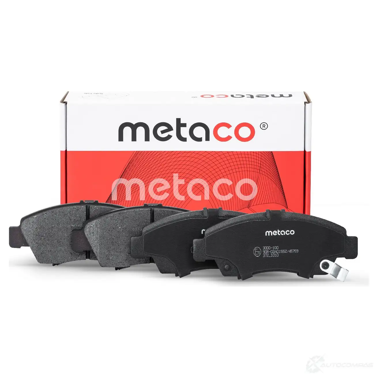 Тормозные колодки передние комплект METACO 3000-100 X E4GRYM 1439845543 изображение 0