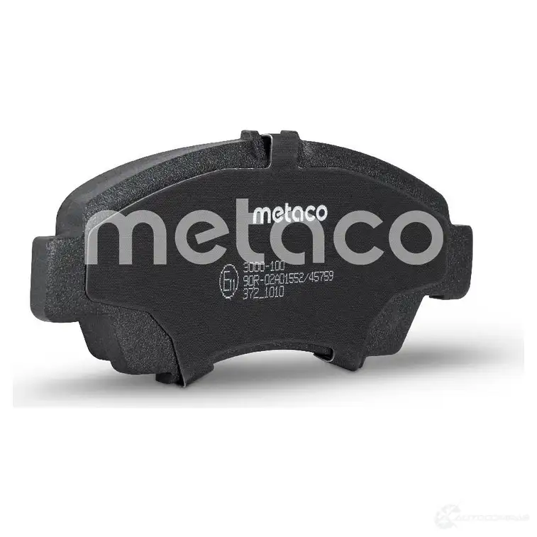 Тормозные колодки передние комплект METACO 3000-100 X E4GRYM 1439845543 изображение 2