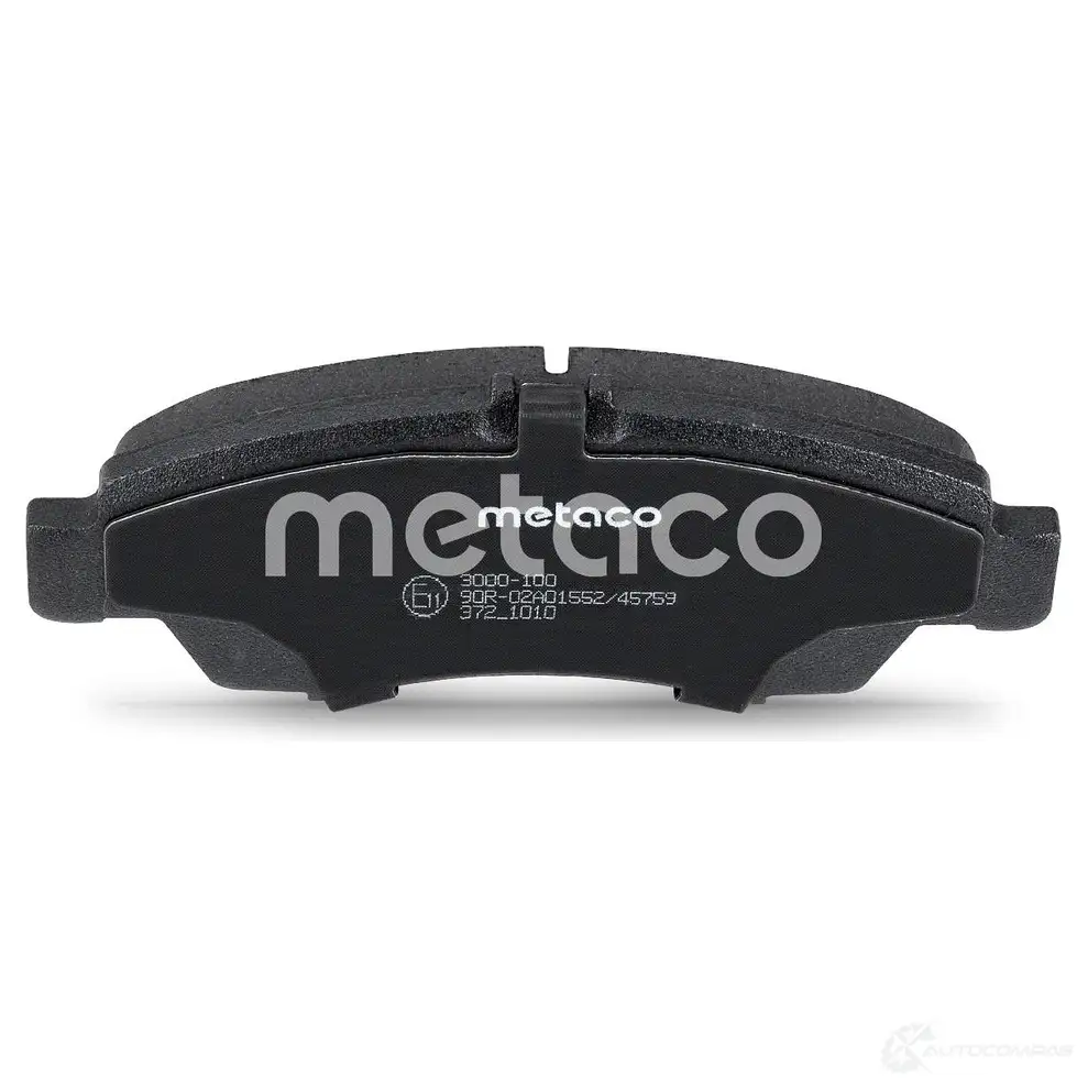 Тормозные колодки передние комплект METACO 3000-100 X E4GRYM 1439845543 изображение 4