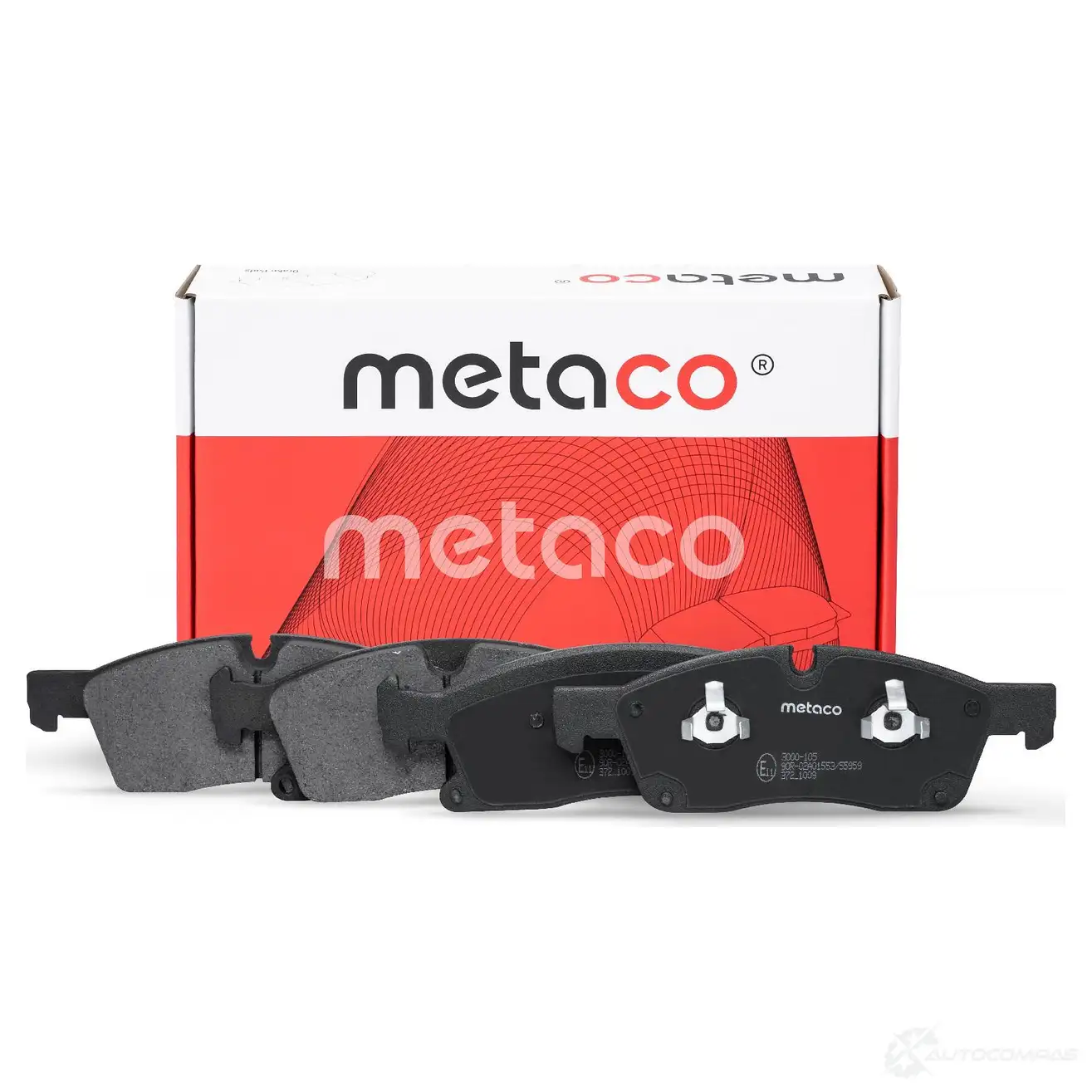 Тормозные колодки передние комплект METACO 3000-105 O445 V 1439845548 изображение 0
