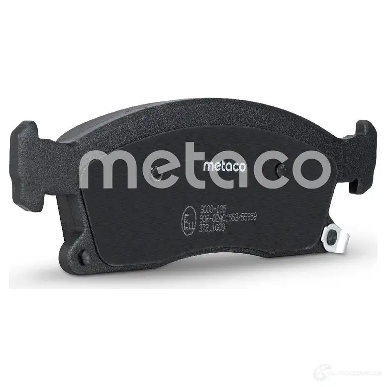 Тормозные колодки передние комплект METACO 3000-105 O445 V 1439845548 изображение 2