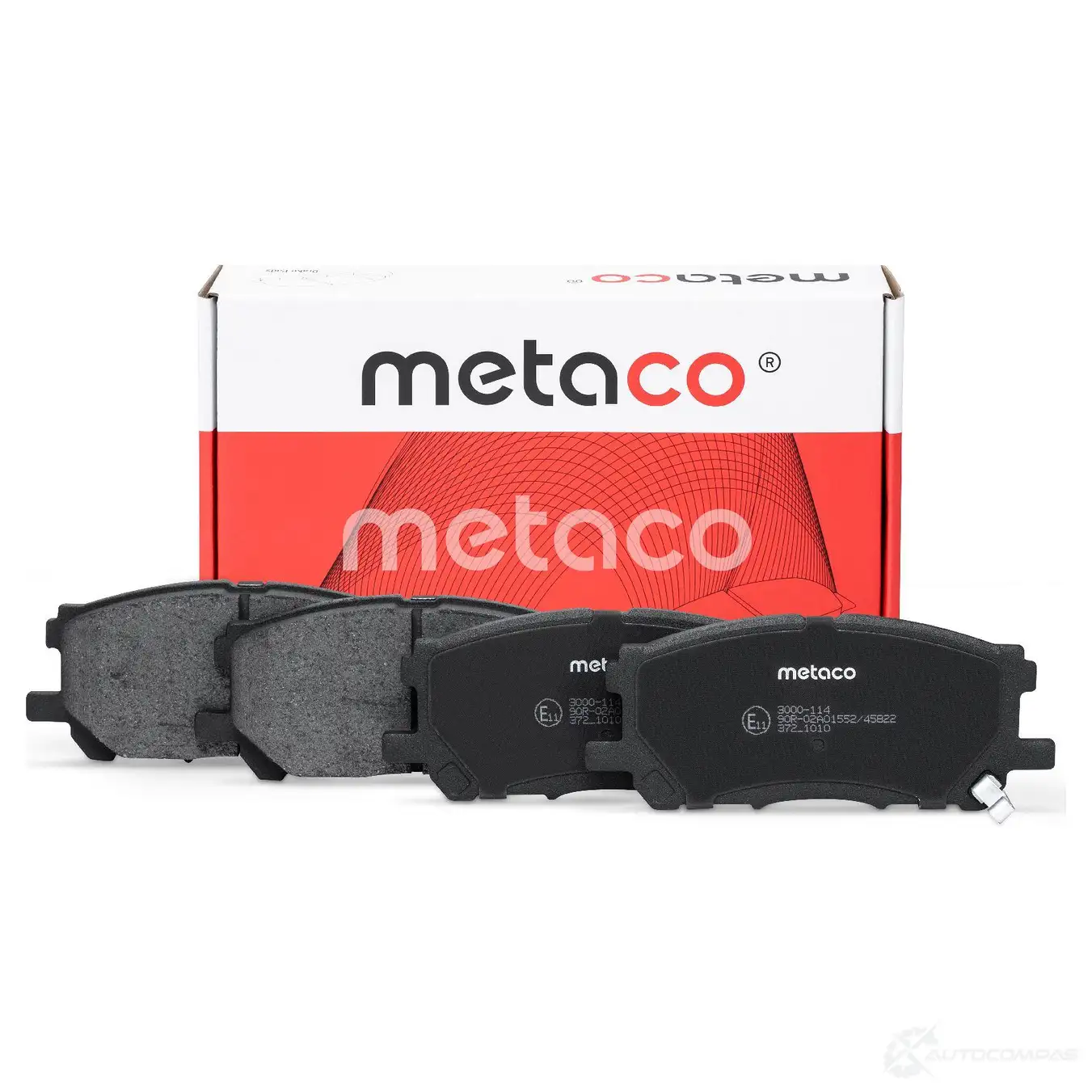 Тормозные колодки передние комплект METACO 1439845557 3IG 7C7 3000-114 изображение 0