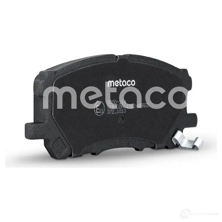 Тормозные колодки передние комплект METACO 1439845557 3IG 7C7 3000-114 изображение 2