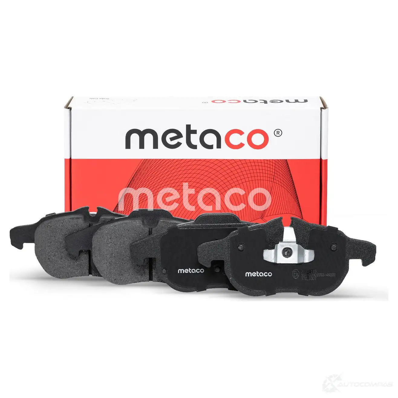 Тормозные колодки передние комплект METACO 1439845558 3000-115 9LYB1 AU - Изображение 1
