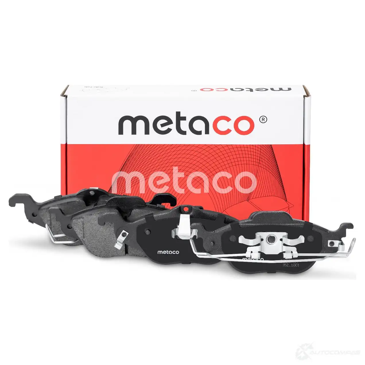Тормозные колодки передние комплект METACO 3000-117 1439845560 K4M Y6E - Изображение 1