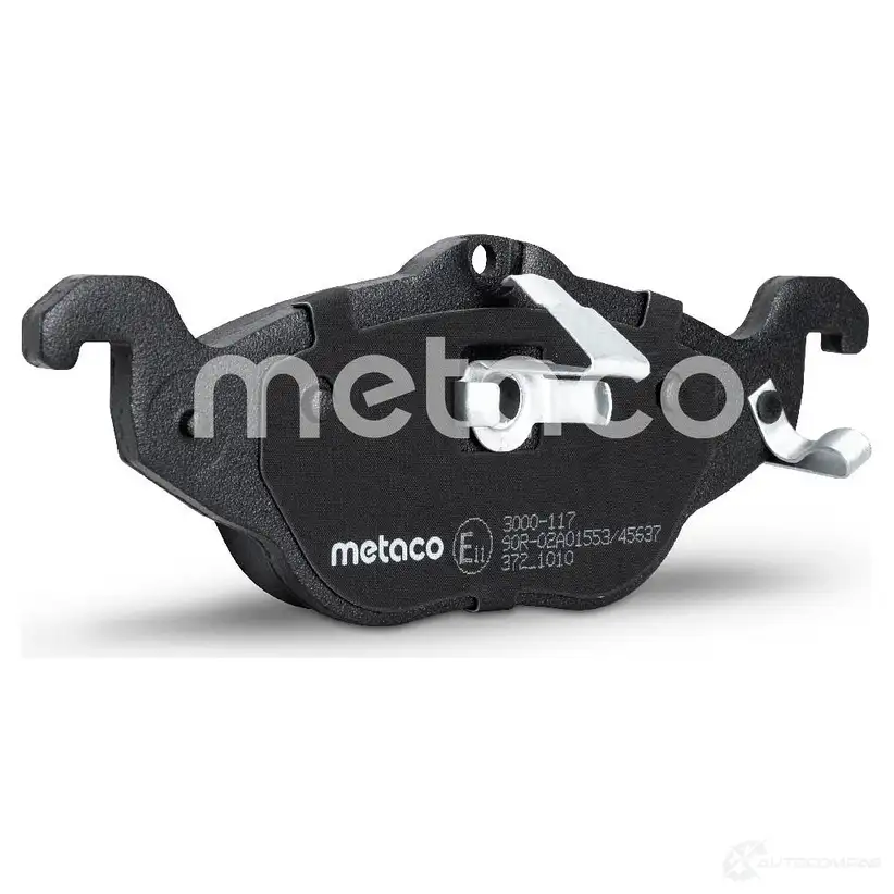 Тормозные колодки передние комплект METACO 3000-117 1439845560 K4M Y6E изображение 1