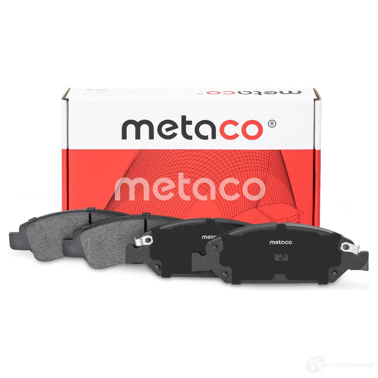 Тормозные колодки передние комплект METACO 7R Y53 3000-119 1439845562 изображение 0