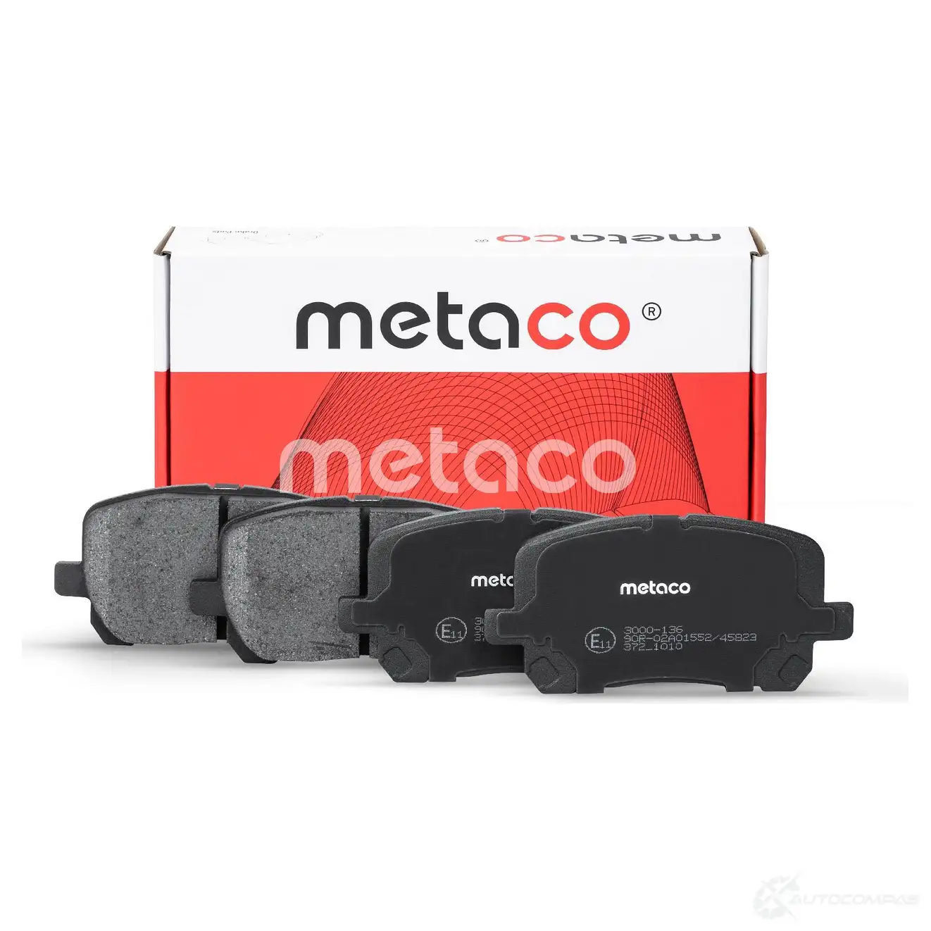 Тормозные колодки передние комплект METACO 3000-136 1439845582 2H 0PB изображение 0