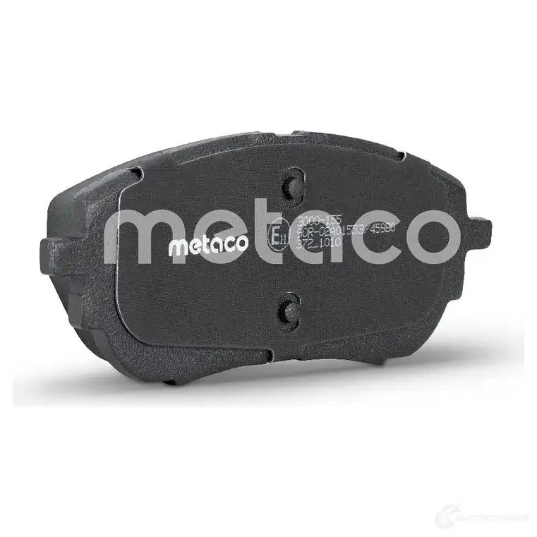 Тормозные колодки передние комплект METACO 3000-155 1439845601 7 TSXJ изображение 2