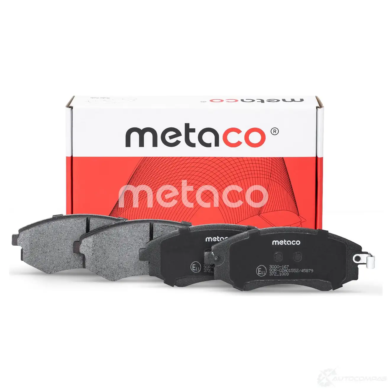 Тормозные колодки передние комплект METACO 3000-167 1439845614 YKA X4 изображение 0
