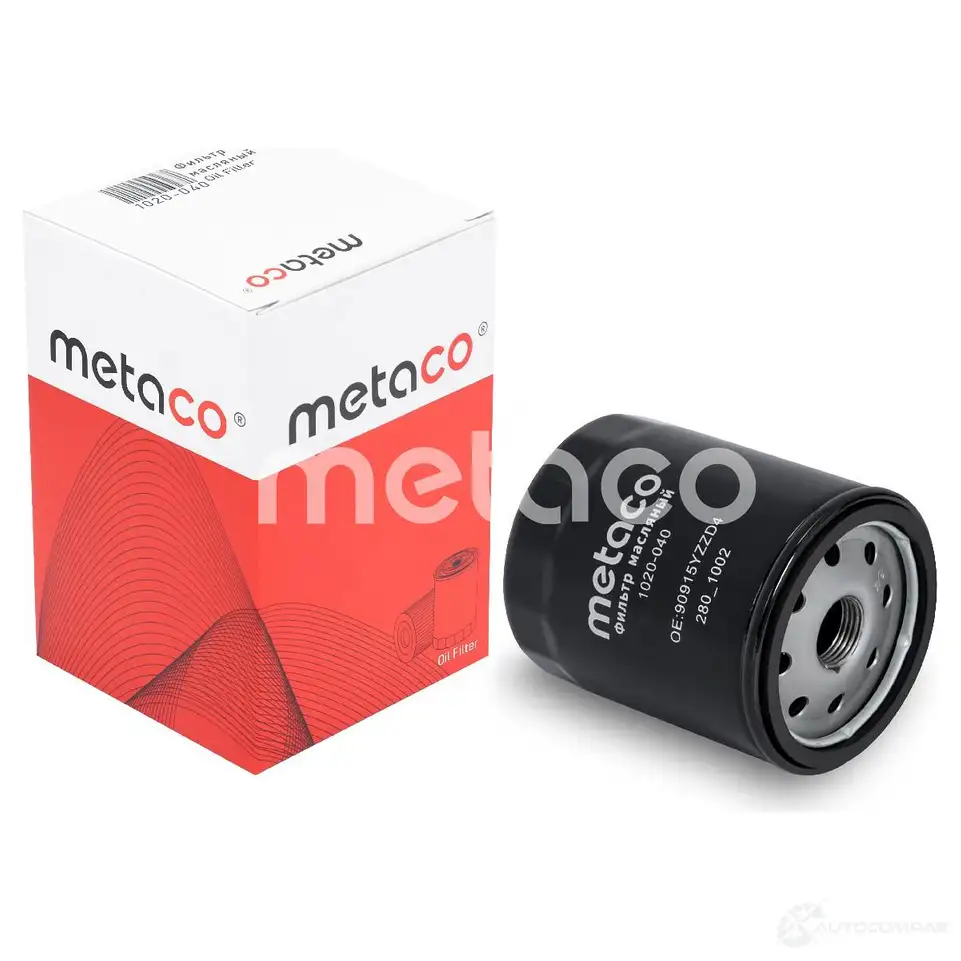 Масляный фильтр METACO 1020-040 VTWU F 1439849320 изображение 0