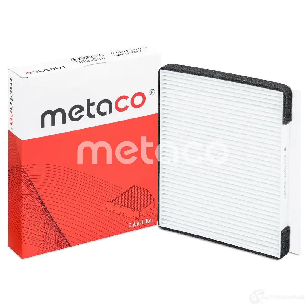 Фильтр салона METACO 1010-034 1439849577 2J 9Q9GN - Изображение 1