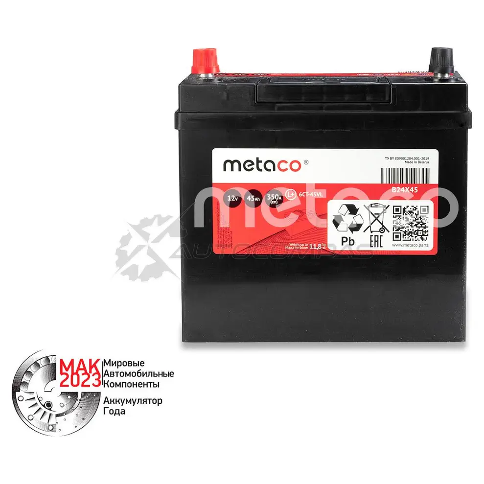 Аккумулятор METACO OB 3O5 B24X45 1439843718 - Изображение 1