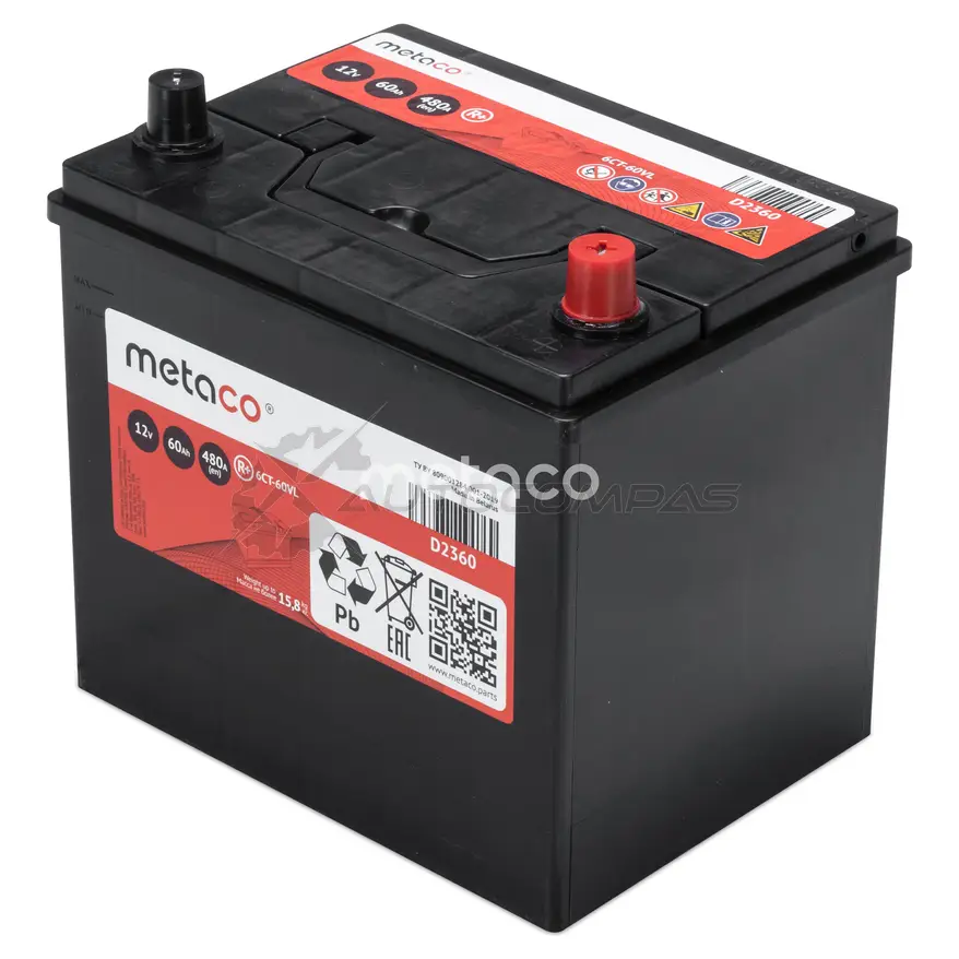 Аккумулятор METACO D2360 8K NCW0 1439843721 изображение 1