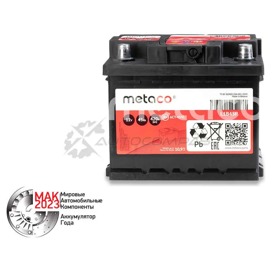 Аккумулятор METACO 1439843736 L1B45P F13U BPG - Изображение 1