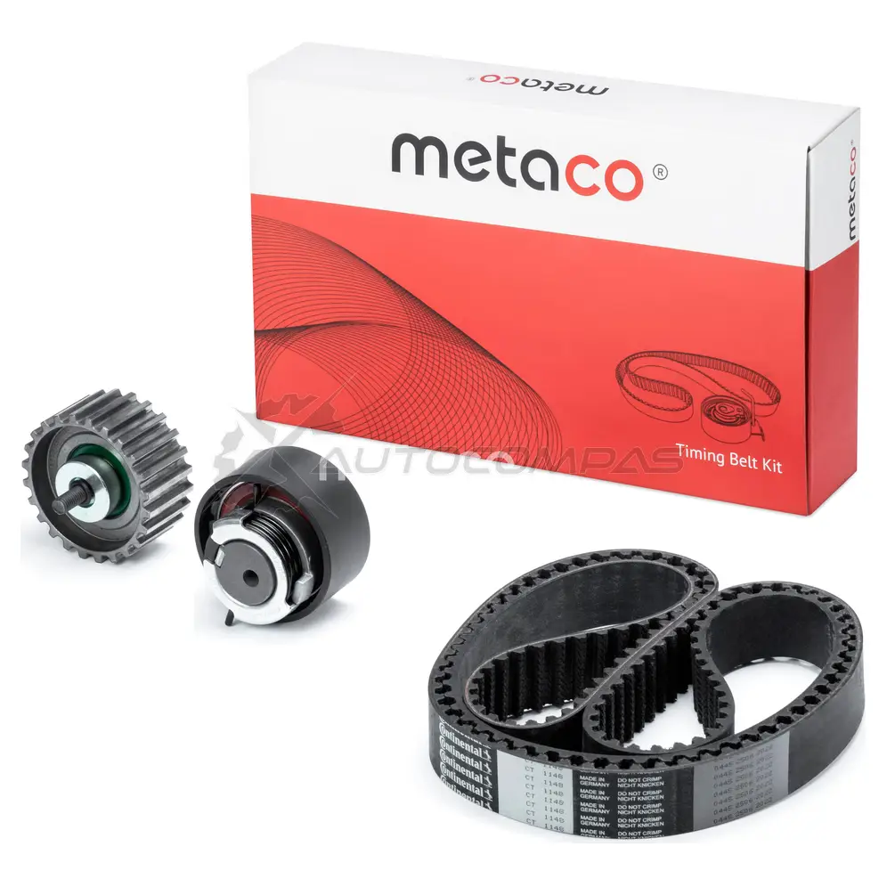Комплект ремня ГРМ METACO 1170-024 V8Y SQXN 1441301891 изображение 0