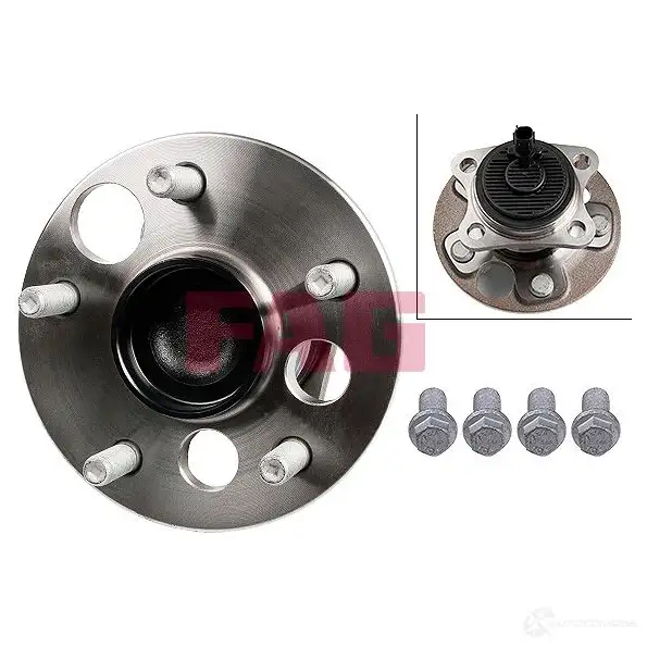 Подшипник ступицы колеса, комплект FAG 4014870019358 713621100 U16K 6G 1692935