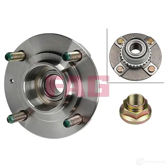 Подшипник ступицы колеса, комплект FAG BI QF3W 4014870003067 713619060 1692849