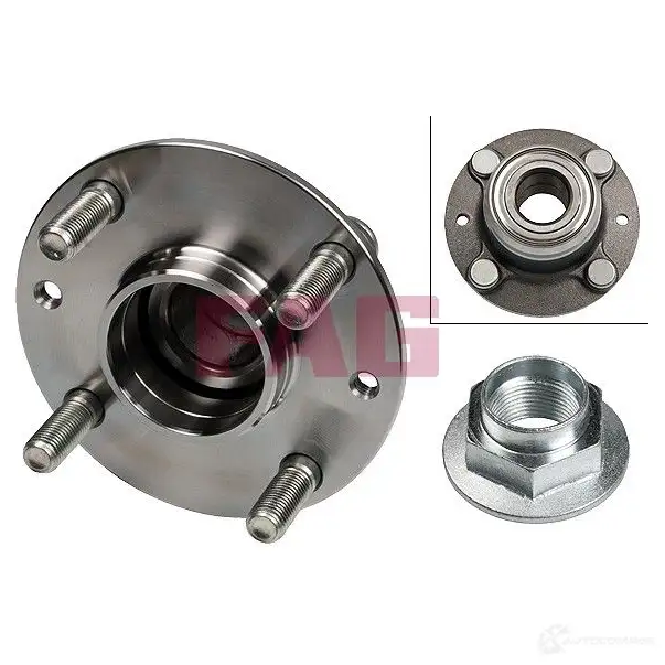 Подшипник ступицы колеса, комплект FAG 6LZ2 0V 1693019 713626040 4014870003746 изображение 1