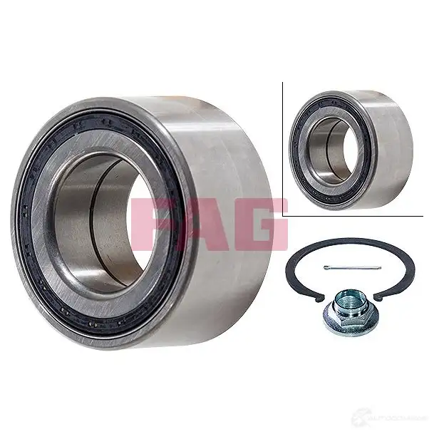 Подшипник ступицы колеса, комплект FAG 1218916799 FTEZF KX 713626820 4014870185527 - Изображение 1