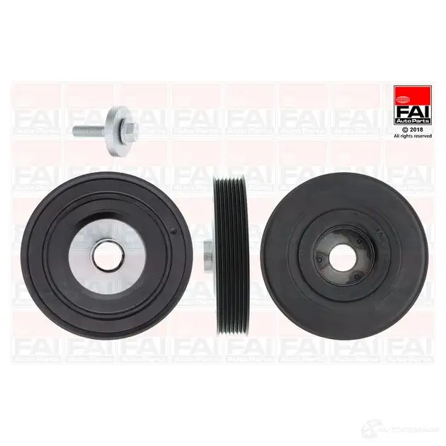 Комплект ременного шкива коленвала FAI AUTOPARTS fvd1014k JE2V FB 1424271672 5027049506763