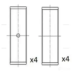 Вкладыши шатунные FAI AUTOPARTS 5027049553941 1424227669 bb2022std SU45 GJC изображение 0