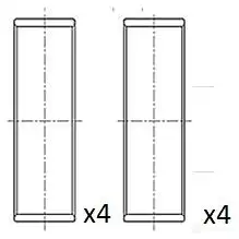 Вкладыши шатунные FAI AUTOPARTS 5027049559561 bb2026025 OJPQ O 1424227676 изображение 0