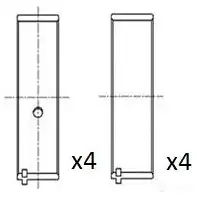 Вкладыши шатунные FAI AUTOPARTS YN6RO 70 bb2050std 5027049553767 1424227745 изображение 0
