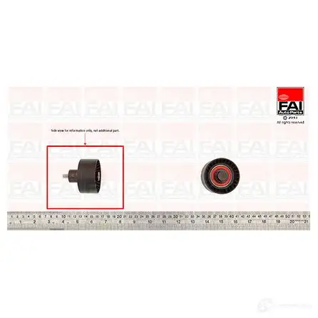 Обводной ролик ремня ГРМ FAI AUTOPARTS 2177785 5027049198654 t9350 4I34H G