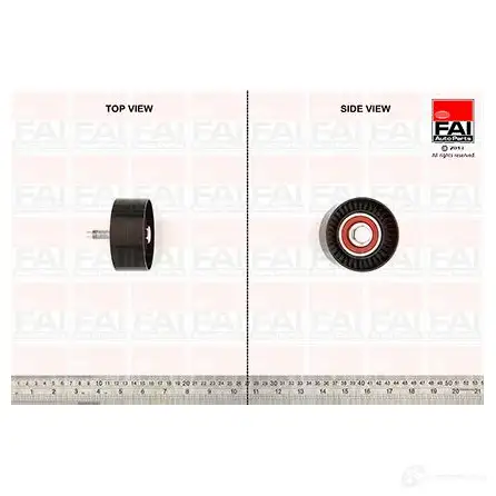 Обводной ролик ремня ГРМ FAI AUTOPARTS 2177603 5027049275874 JJ65 U t1018