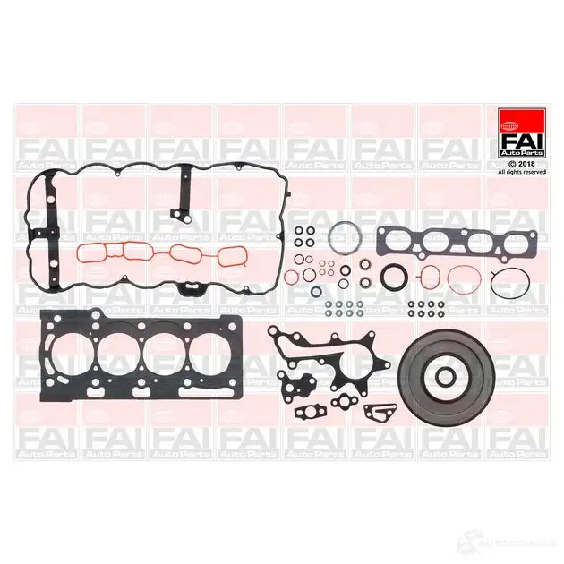 Комплект прокладок двигателя, полный FAI AUTOPARTS 5027049476592 6GQE IF5 2167113 fs2215 - Изображение 1