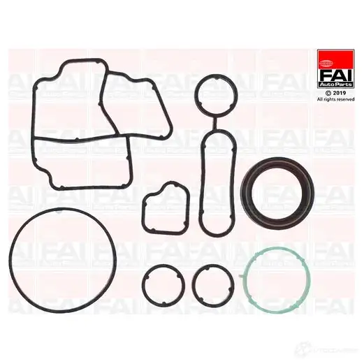 Комплект прокладок корпуса коленчатого вала FAI AUTOPARTS QGFNI 1 2165890 cs1662 изображение 0