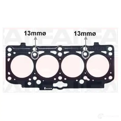 Прокладка ГБЦ, головки блока цилиндров FAI AUTOPARTS C 8FTPGJ hg1011b 2167274 5027049197701 изображение 0