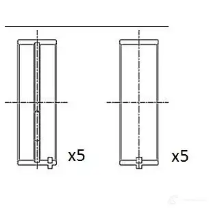 Коренные вкладыши коленвала FAI AUTOPARTS 1424244098 bm1007025 XMLH TEO 5027049562363 изображение 0