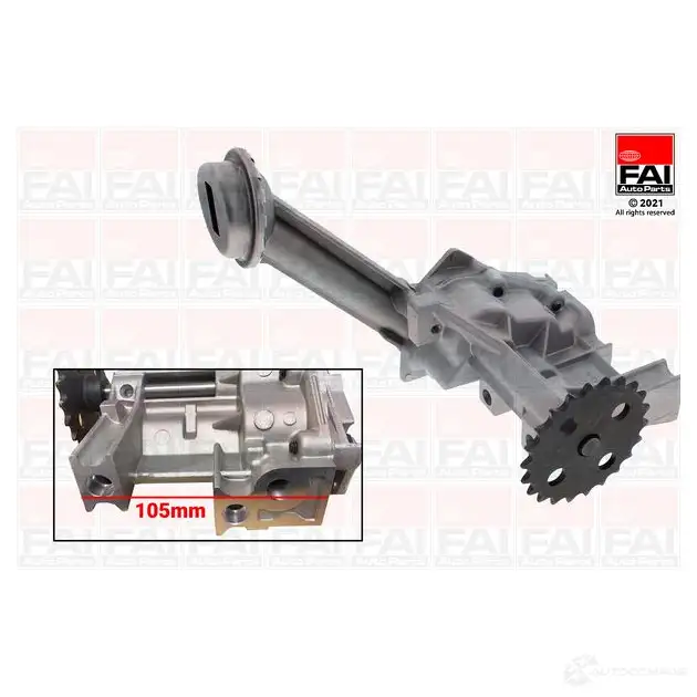 Масляный насос FAI AUTOPARTS MF 1C5JF 1222595473 op350 5027049543492 - Изображение 1