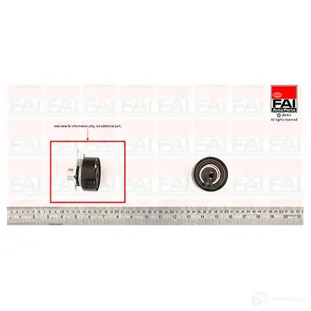 Натяжной ролик ГРМ FAI AUTOPARTS 5027049264670 W52 WL 2177818 t9398 изображение 0