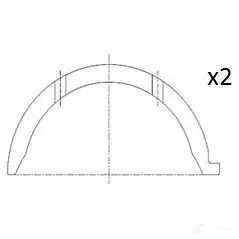 Полукольцо коленвала FAI AUTOPARTS 5027049553101 1424239185 bt3014std F2CF I