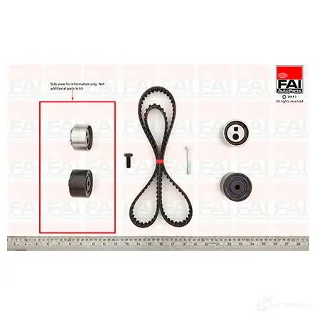 Комплект ремня ГРМ FAI AUTOPARTS 5027049180475 2178010 tbk124 CV5H Z
