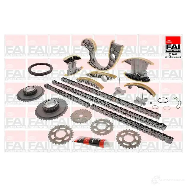 Комплект цепи ГРМ FAI AUTOPARTS 5027049486966 I2 XZ8 tck233 2178646 изображение 0
