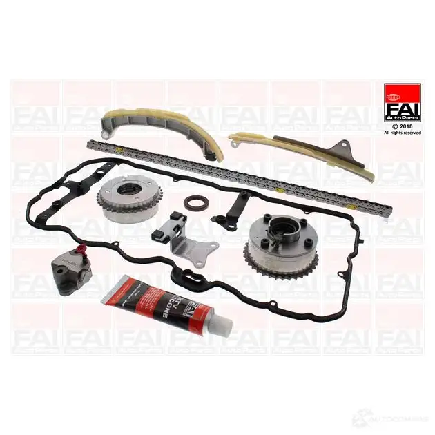 Комплект цепи ГРМ FAI AUTOPARTS 4 S52DVU 5027049470545 2178722 tck286vvt изображение 0