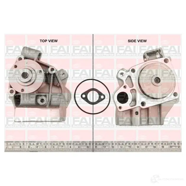 Водяной насос, помпа FAI AUTOPARTS 2179320 EI TDLX wp6130 5027049021396 изображение 0