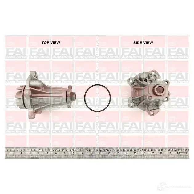 Водяной насос, помпа FAI AUTOPARTS 5027049027923 wp2934 53DC5K H 2179248 изображение 0