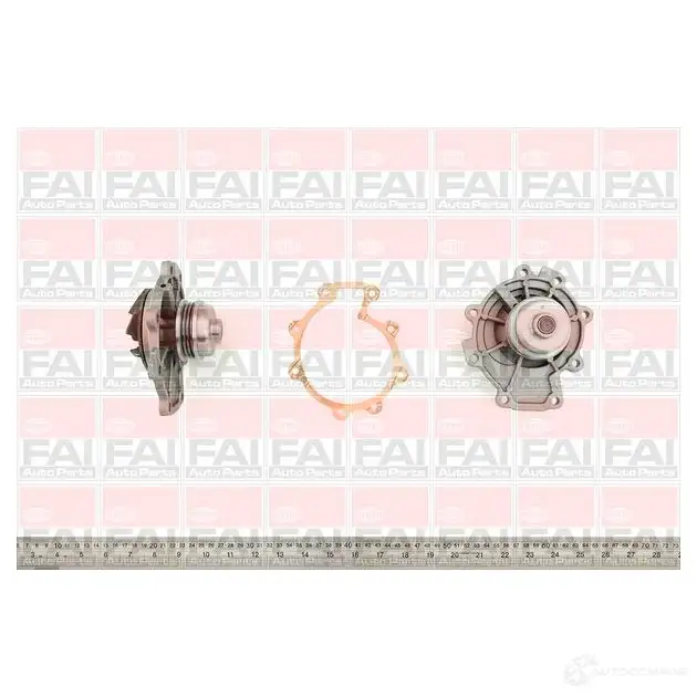 Водяной насос, помпа FAI AUTOPARTS MJ QQV6 2179323 wp6143 5027049021365 изображение 0