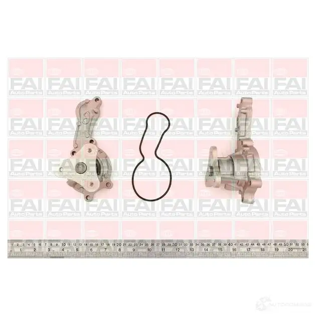 Водяной насос, помпа FAI AUTOPARTS 5027049300248 2179494 wp6425 8R P8D4 - Изображение 1
